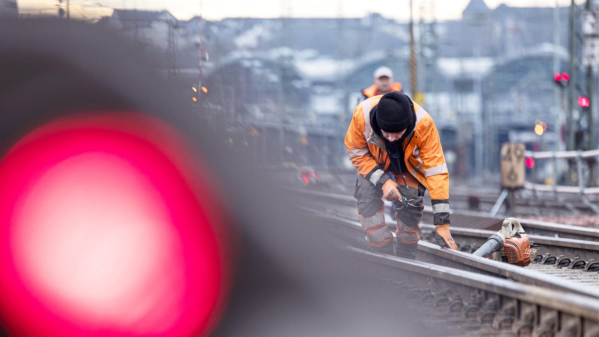 Bauarbeiten der Bahn | picture alliance/dpa | Hannes P Albert