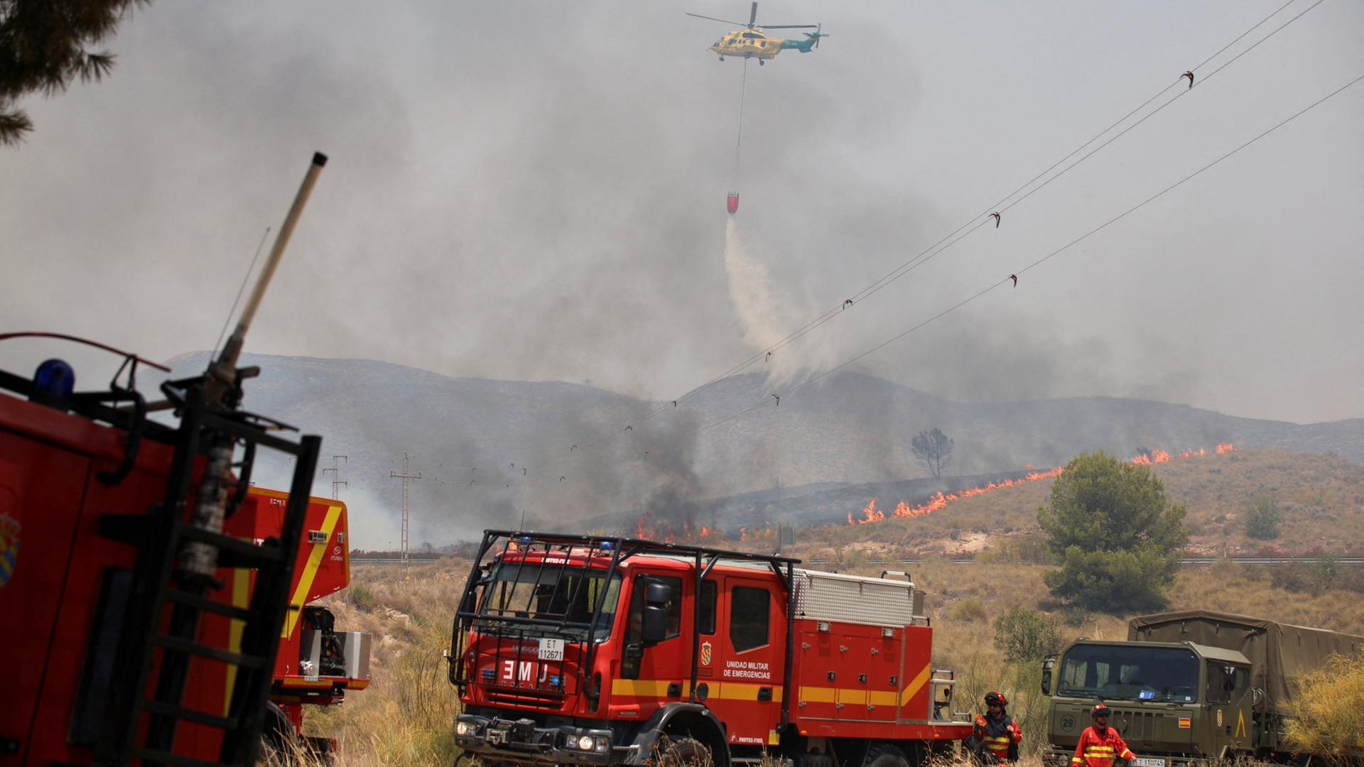 Tote bei Waldbrand im Süden Spaniens