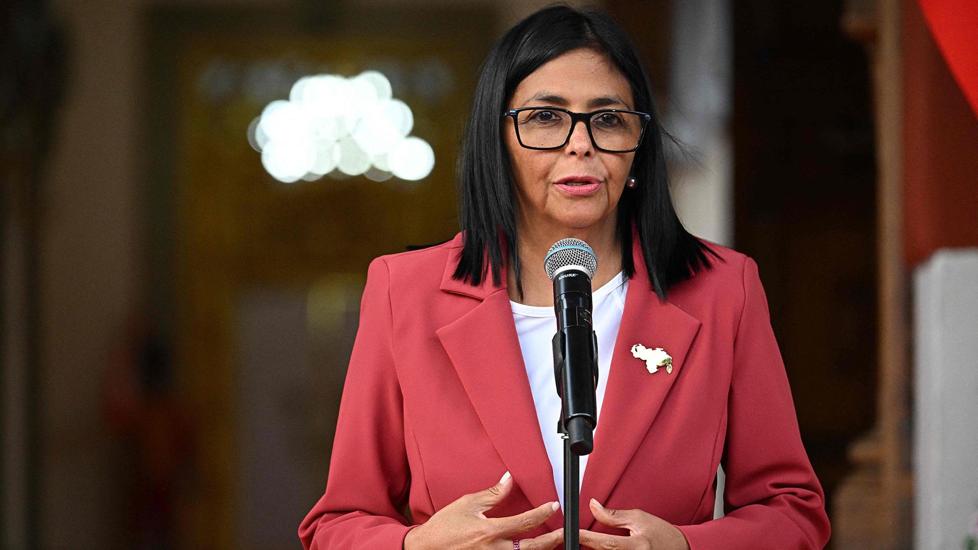 Delcy RodrÃ­guez | AFP