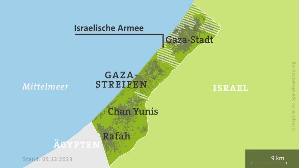 Gazastreifen Erbitterte Kämpfe in Chan Yunis tagesschau.de