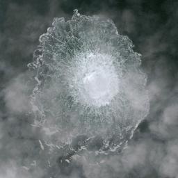 Gasblasen oberhalb eines Lecks der Nord-Stream-Pipeline