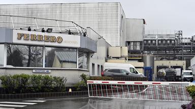 Einfahrt zur Ferrero Fabrik in Arlon