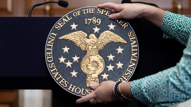 Das Siegel des Sprechers des US-Repräsentantenhauses