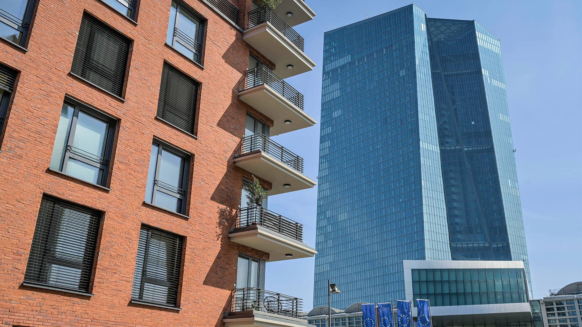 Hauptsitz der Europäischen Zentralbank (EZB) in Frankfurt. | picture alliance / Schoening