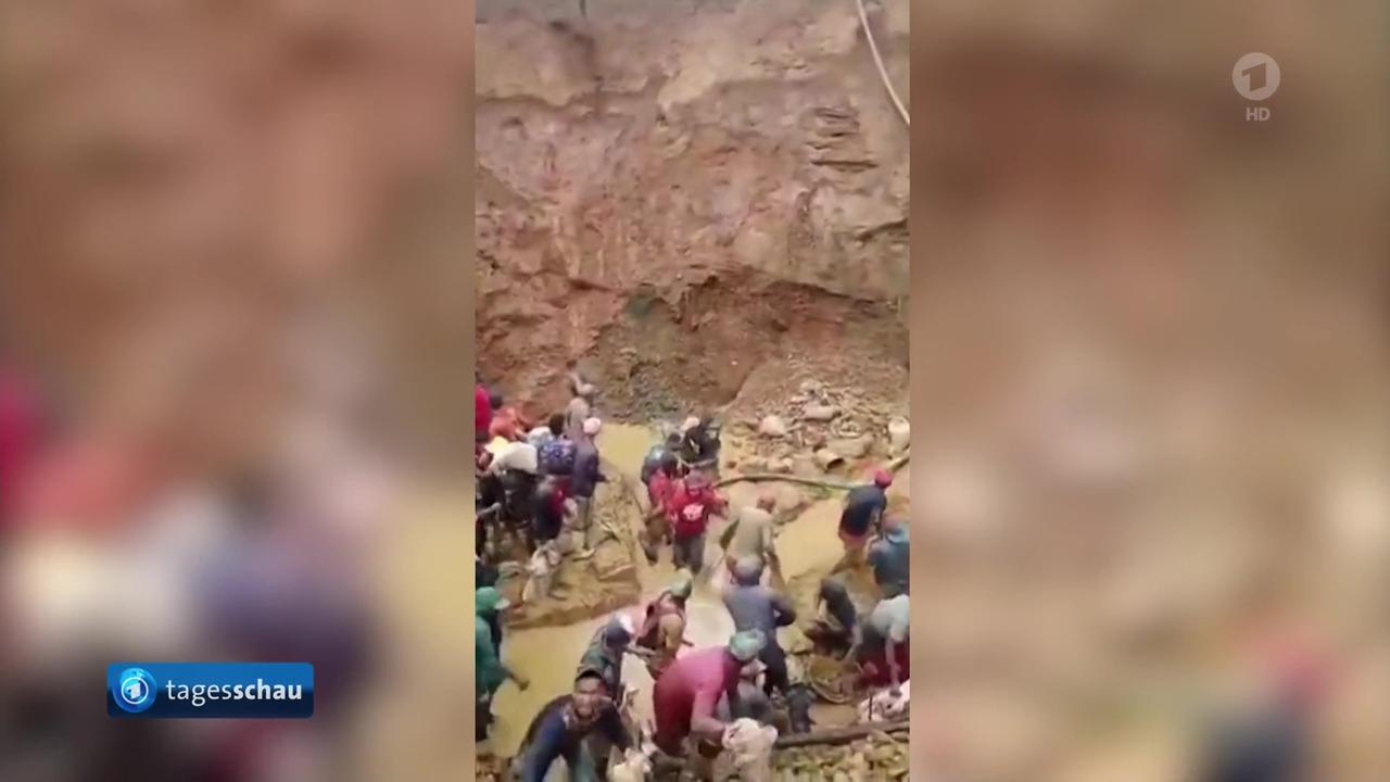 Einsturz von illegaler Mine in Venezuela | tagesschau.de