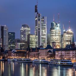 Skyline des Frankfurter Bankenviertels