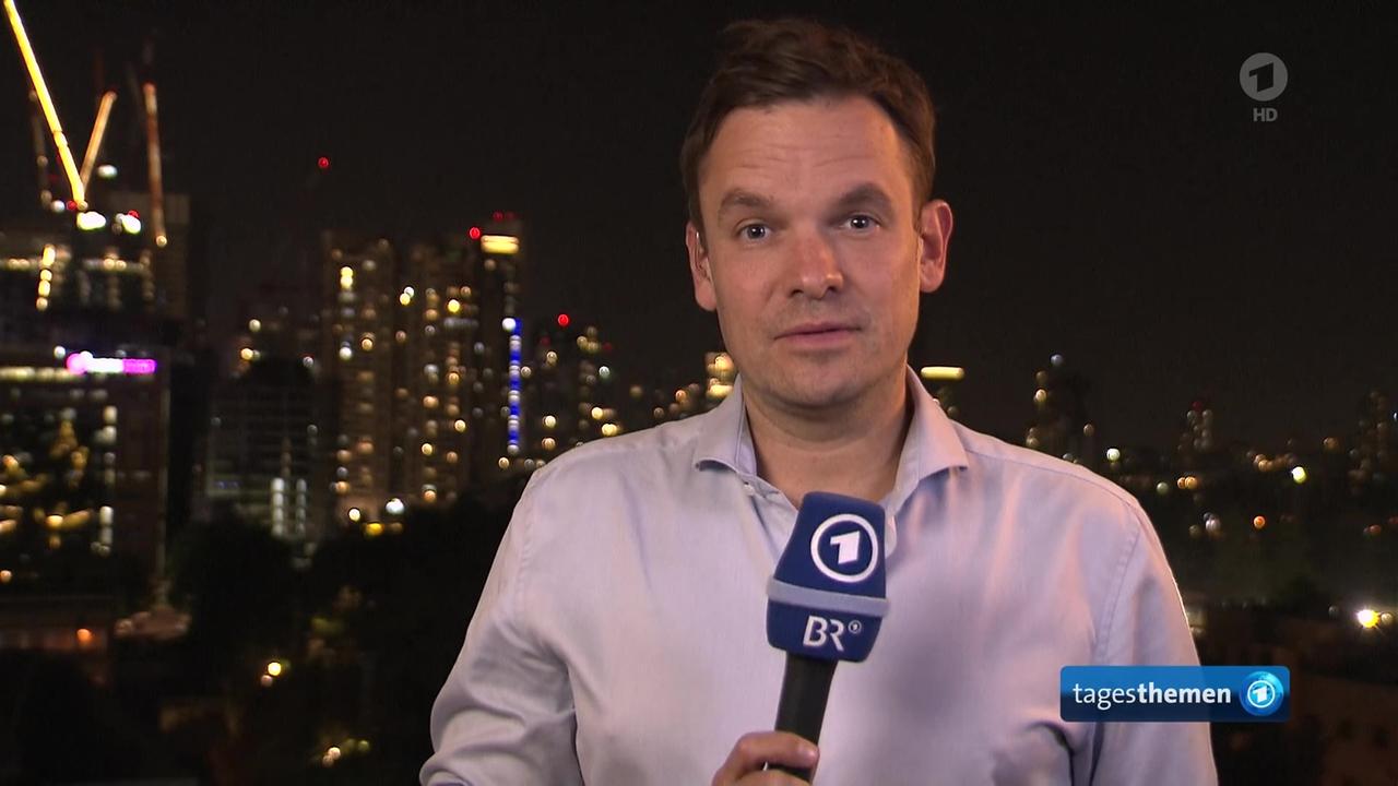 Limpert Christian Limpert, ARD Tel Aviv, mit Informationen über einen möglichen ...
