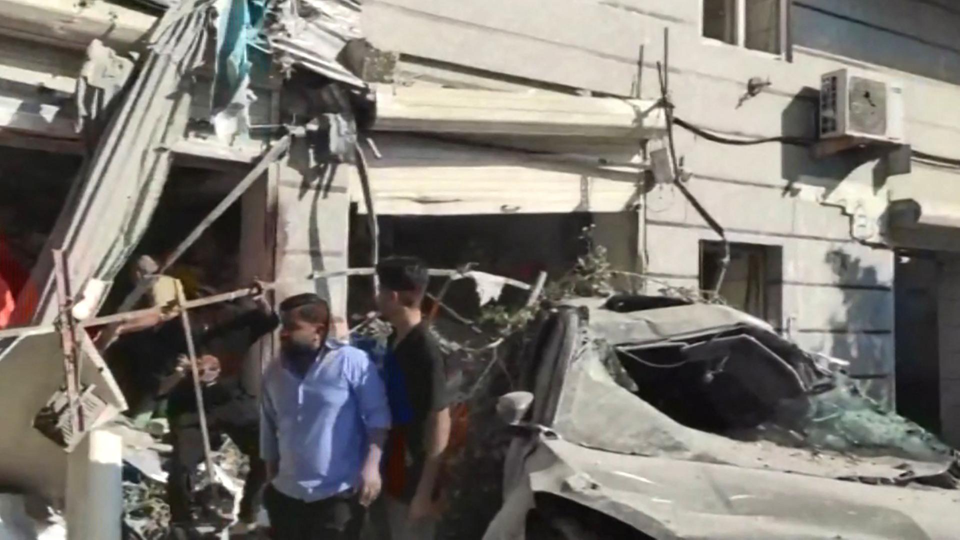 Zerst�rungen durch Explosion im Iran | AFP