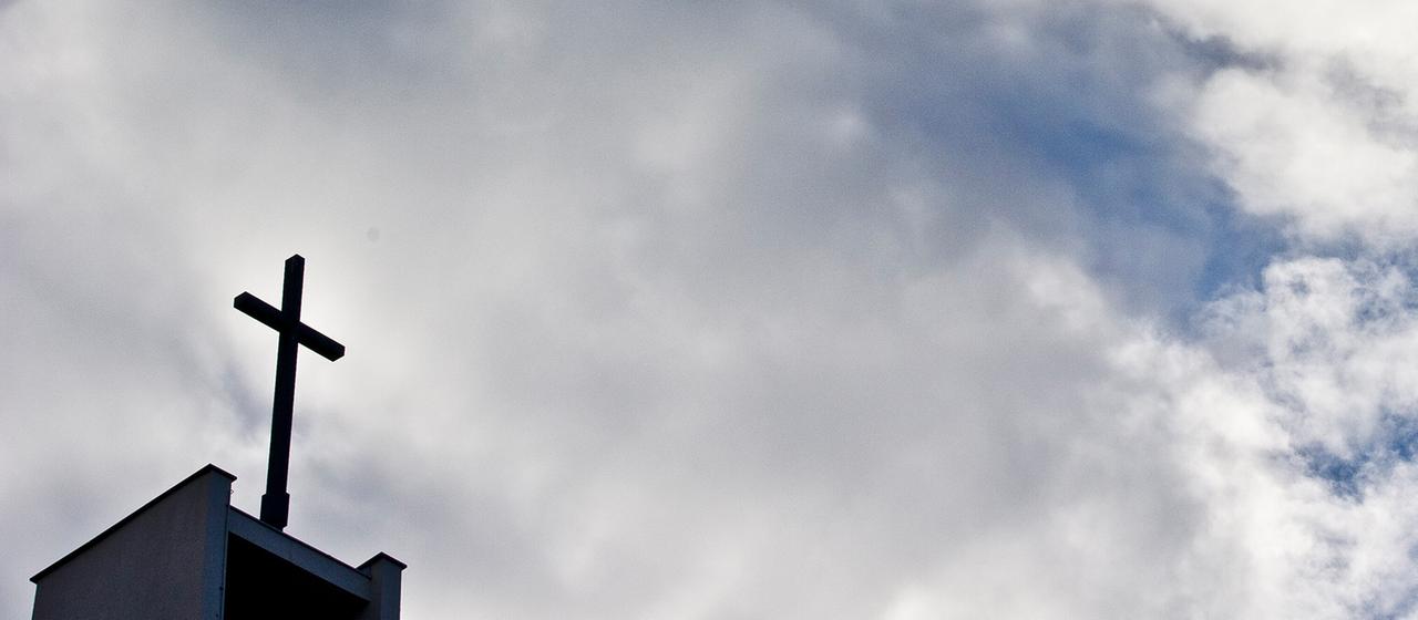 Ein Kirchenkreuz