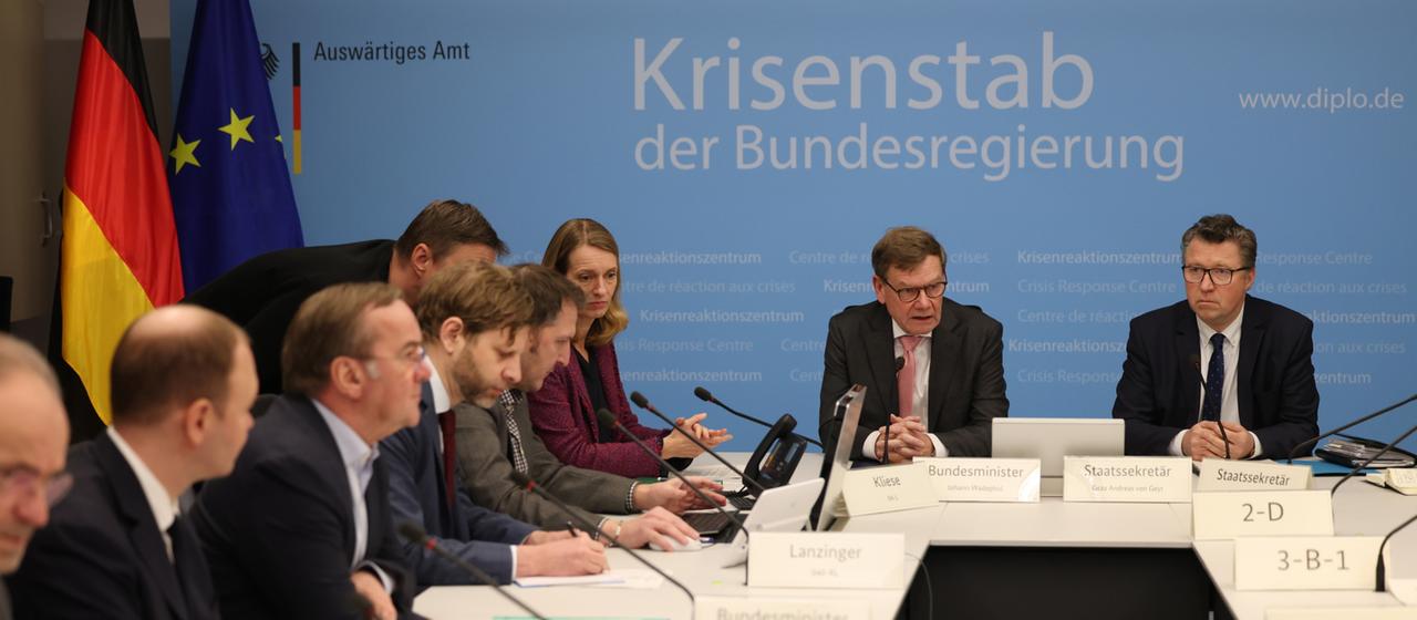 Der Krisenstab der Bundesregierung 