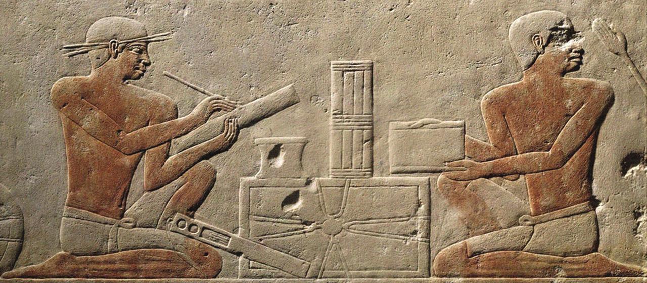 Relief aus der Mastaba von Akhethotep