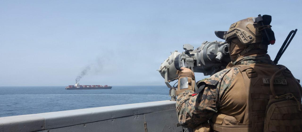 US-Streitkräfte im Arabischen Meer.