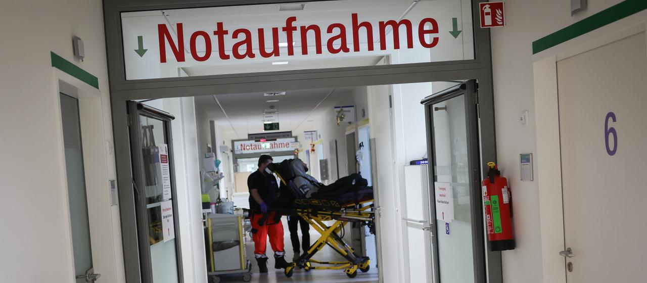 Blick in die Zentrale Notaufnahme des Albertinen Krankenhauses in Hamburg