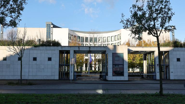 Außenansicht der Bundesanwaltschaft in Karlsruhe