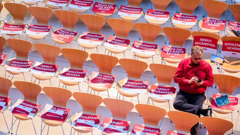 SPD-Wahlkampfveranstaltung zur Wiederholungswahl in Berlin