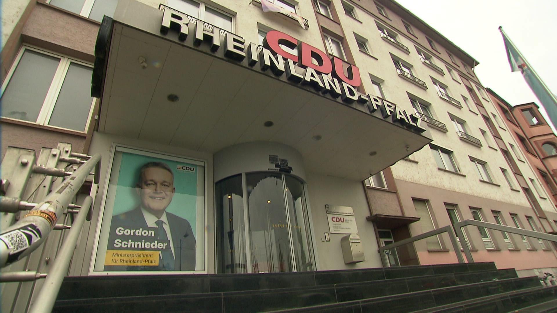 Außenansicht der CDU-Zentrale von RLP in Mainz | SWR