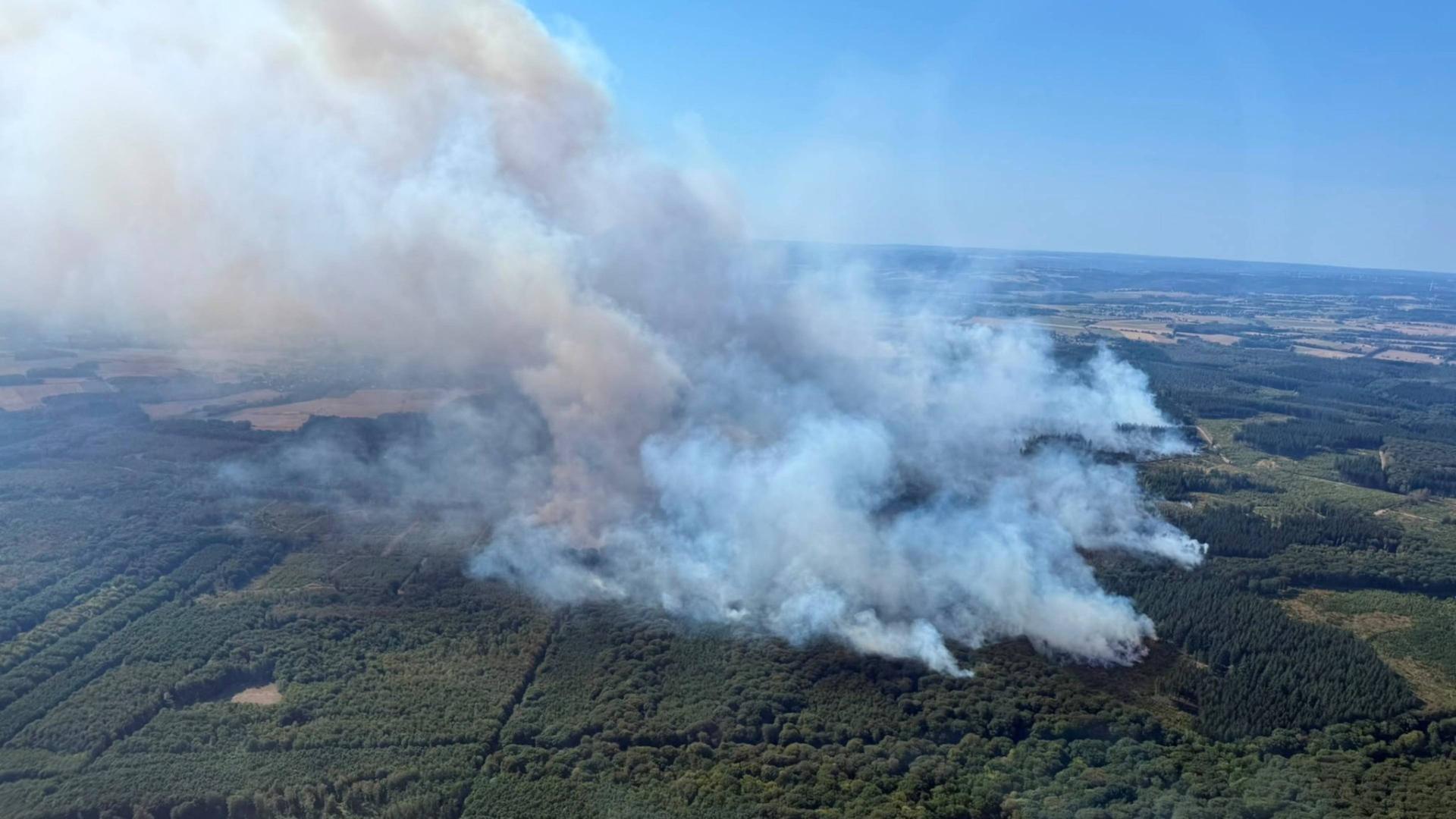 Liveticker zum größten Waldbrand der NRW-Geschichte