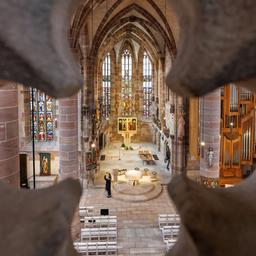 Innenansicht der Frauenkirche in Bamberg.