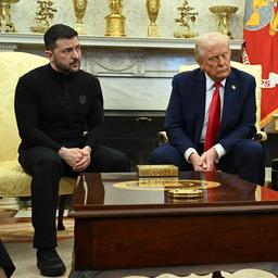 Wolodymyr Selenskyj, Donald Trump und JD Vance bei ihrem Treffen im Weißen Haus