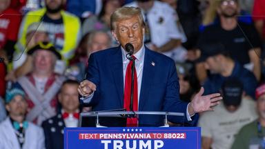 Donald Trump bei einer Wahlkampfveranstaltung im US-Bundesstaat Pennsylvania.