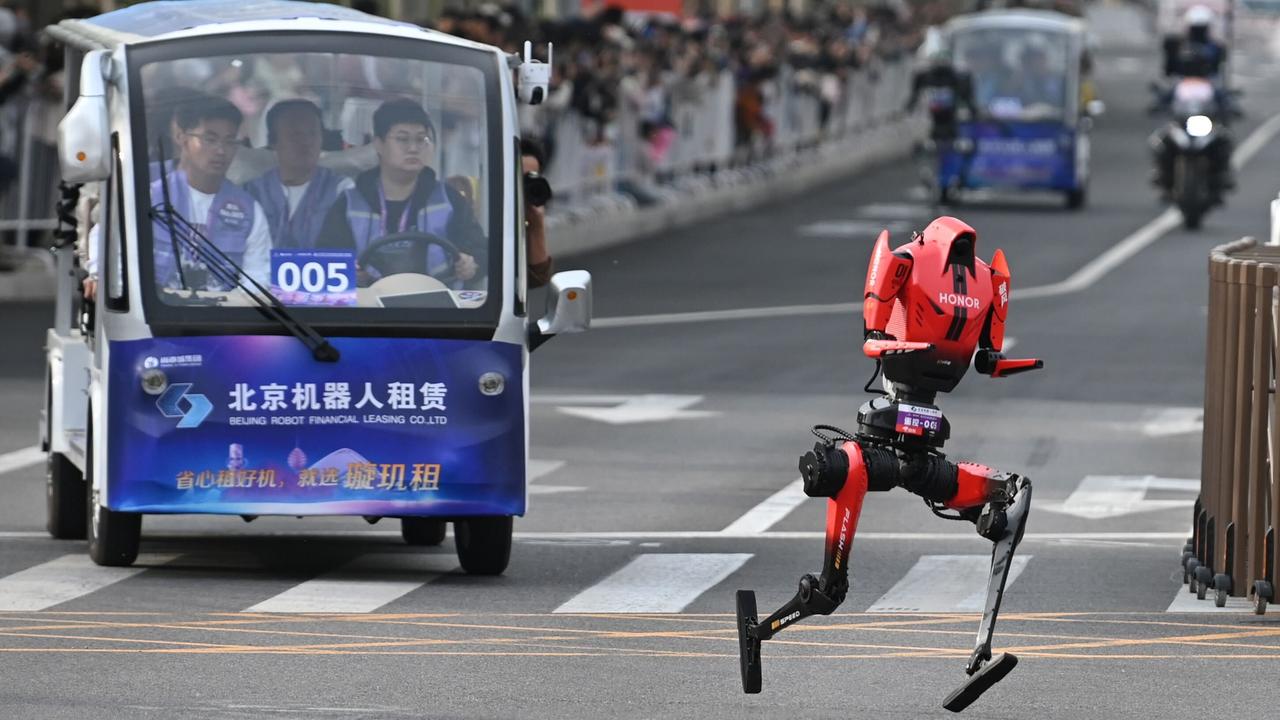 Halbmarathon in China: Roboter laufen den Menschen erstmals davon