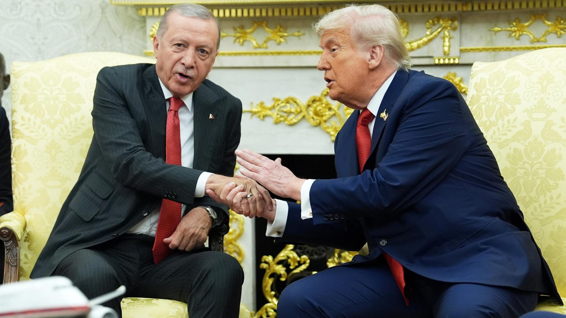 Donald Trump empfängt Recep Tayyip Erdoğan | dpa