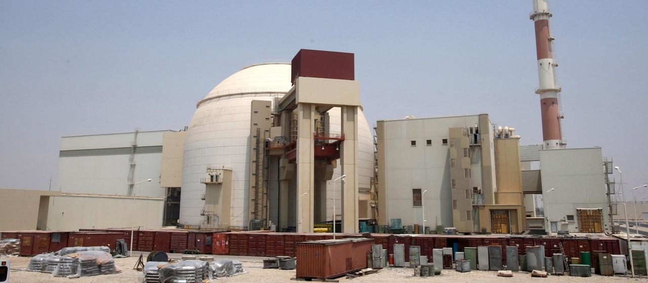 Das Atomkraftwerk Buschehr im Iran.