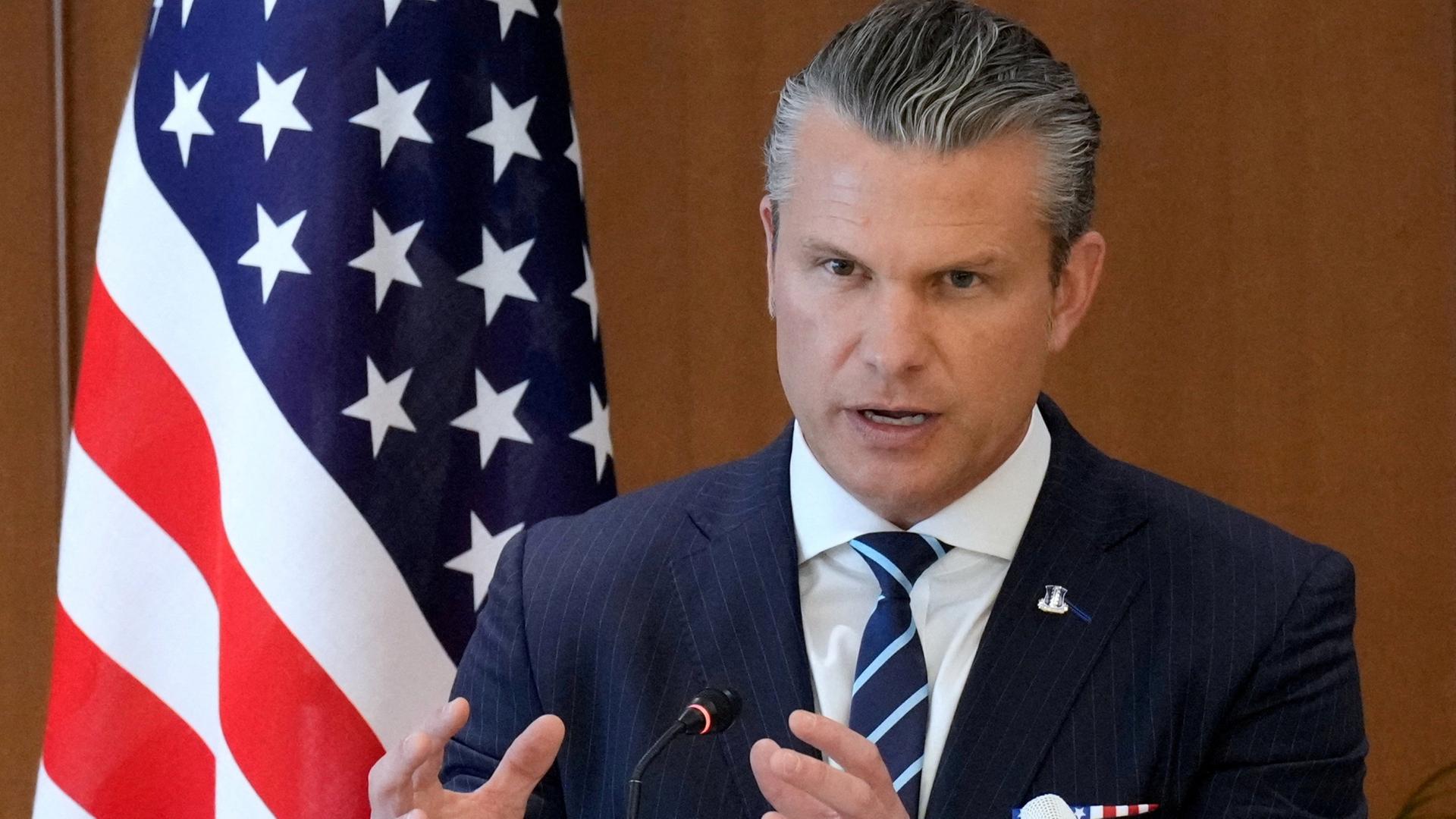 Pete Hegseth (aufgenommen am 29.10.2025) | via REUTERS