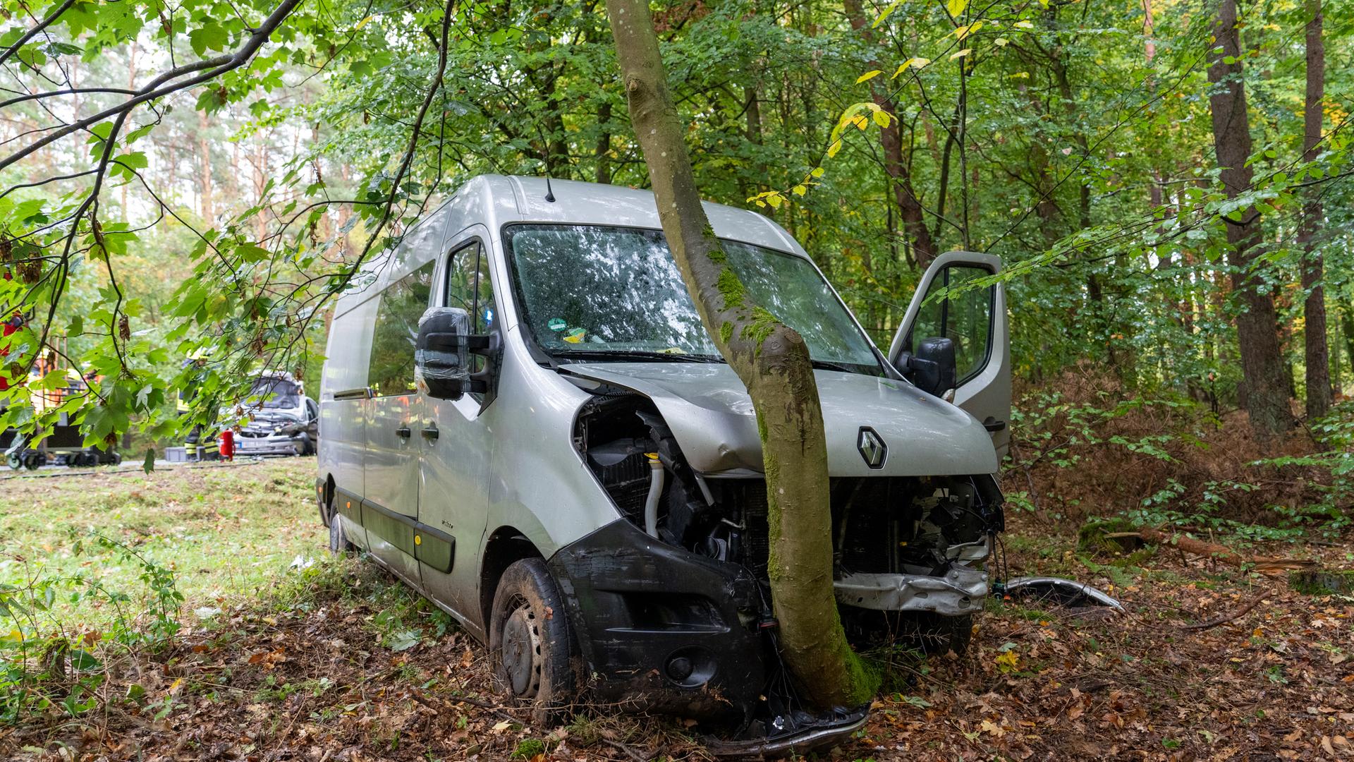 Transporter neben Straße an Baum | 5vision.news