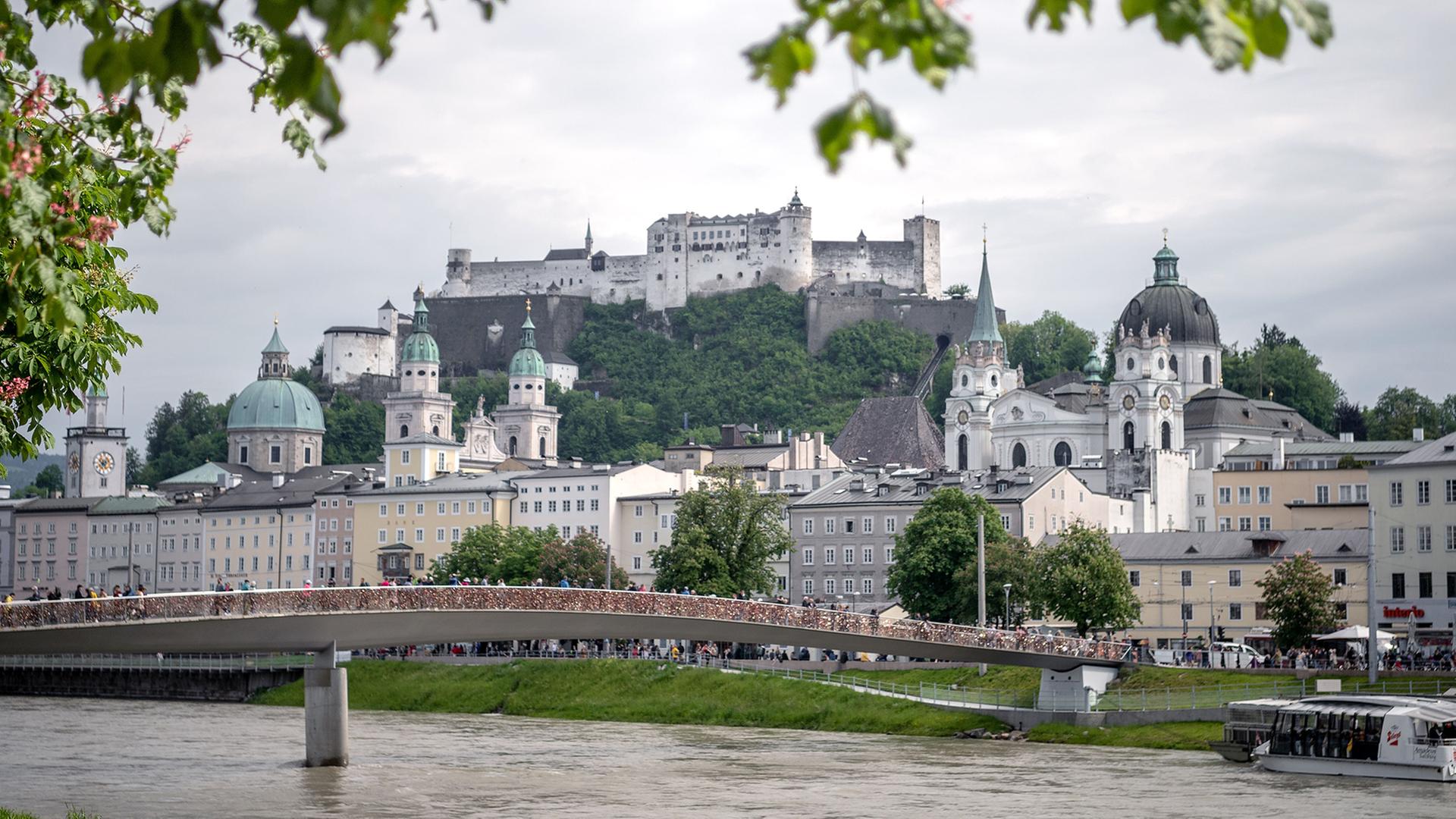 Blick auf die Innenstadt von Salzburg. | picture alliance/dpa