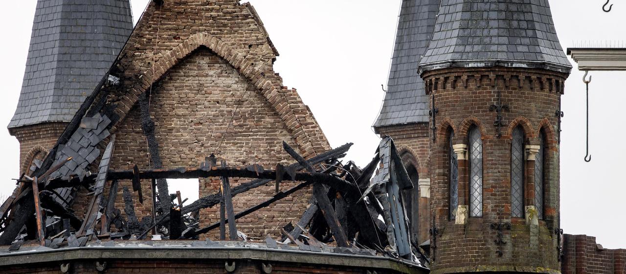 Feuerschaden an der Amsterdamer Vondelkirche