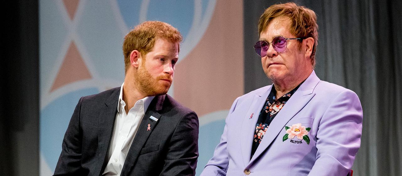 Prinz Harry und Elton John