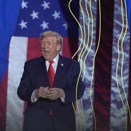 US-Präsident Donald Trump spricht während einer Veranstaltung im Horizon Events Center.