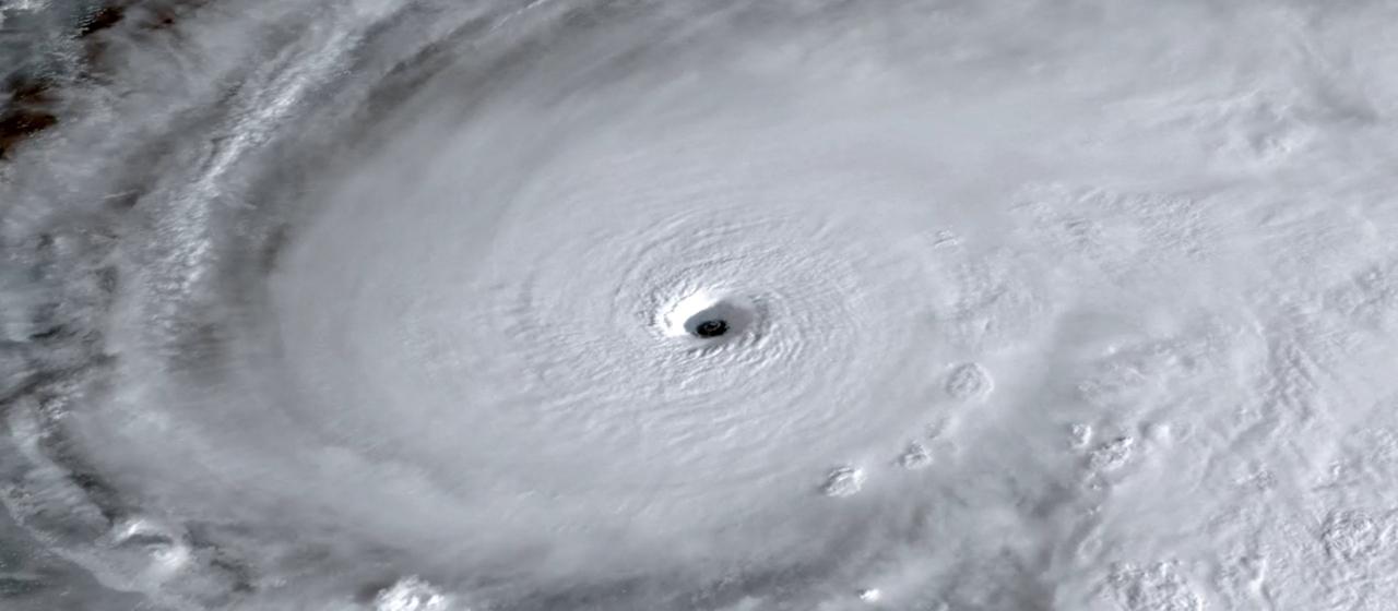 Satellitenaufnahme des Hurrikans