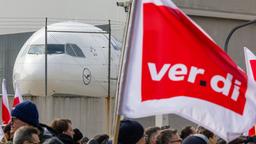 Ver.di-Warnstreik bei der Lufthansa