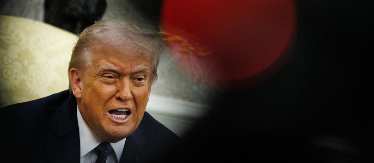 US-Präsident Trump im Weißen Haus.