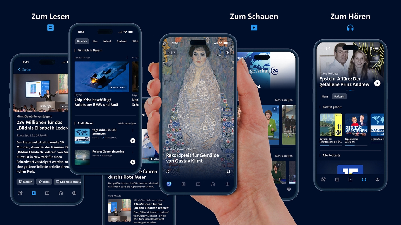 Neue tagesschau-App mit erweiterten Funktionen