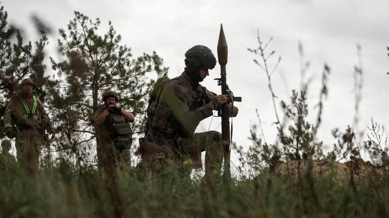 Militärangehörige der ukrainischen Streitkräfte.