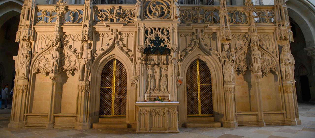 Der Lettner im Magdeburger Dom.