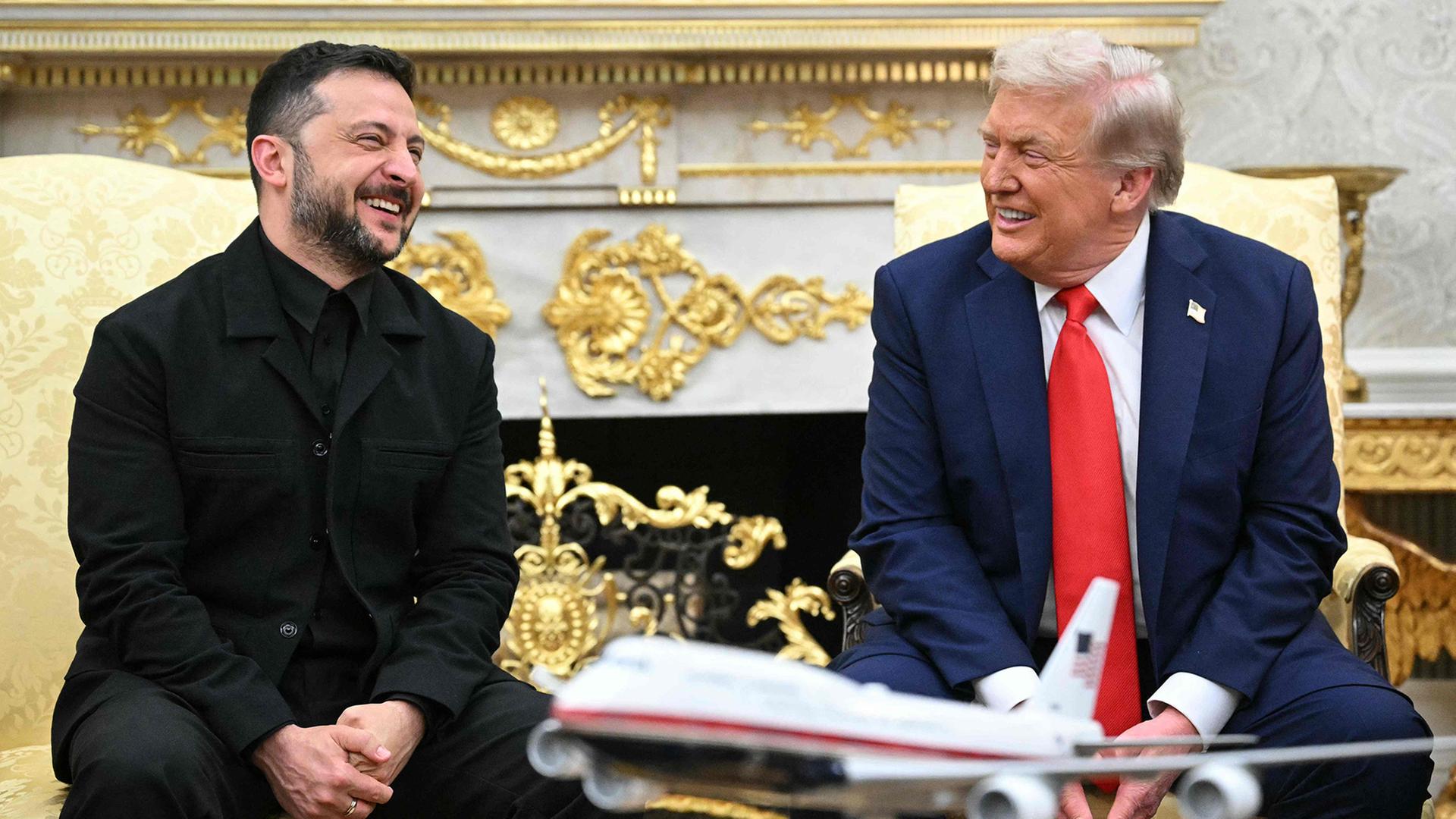 Donald Trump und Wolodymyr Selenskyj | AFP