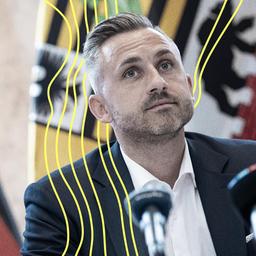 Ulrich Siegmund (AfD) bei einer Veranstaltung in Magdeburg.