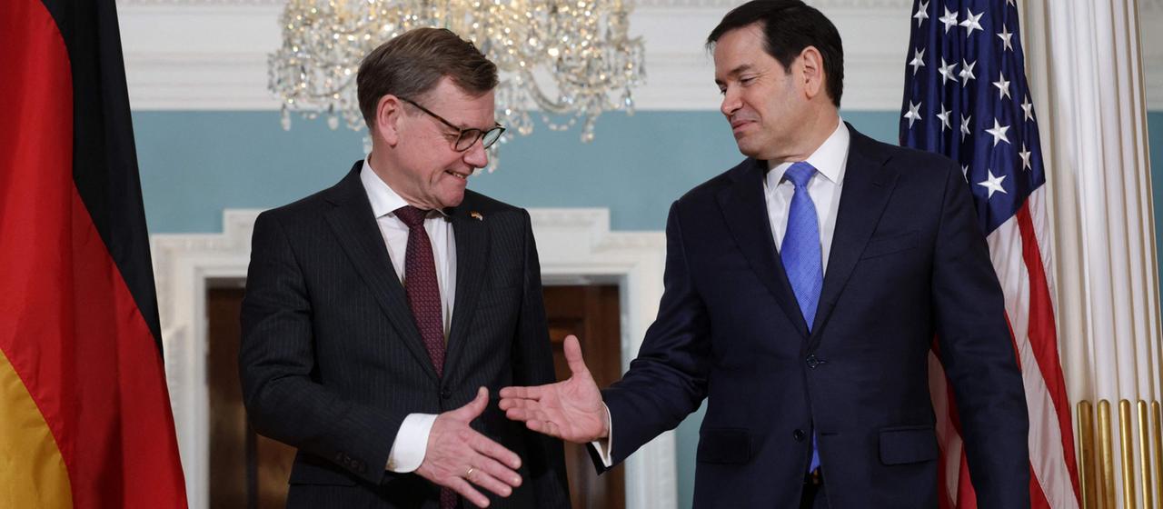 Johann Wadephul und Marco Rubio