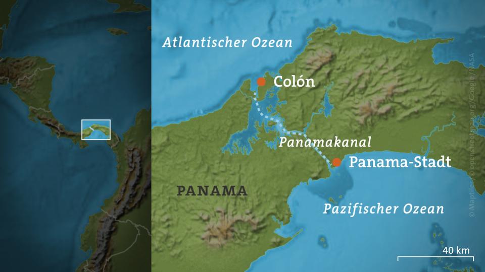 In Welchem Land Liegt Der Panamakanal www.tagesschau.de