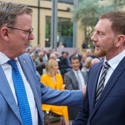Bodo Ramelow und Michael Kretschmer (Aufahme: 29. Juni 2022)