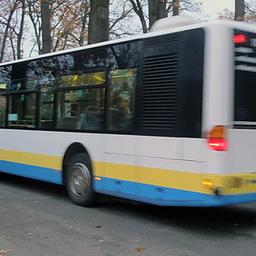 Bus des Schweriner Nahverkehrs