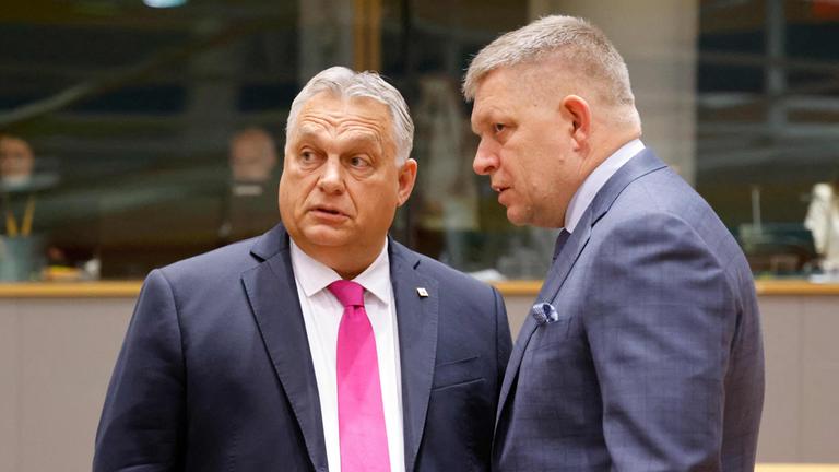 Viktor Orban und Robert Fico