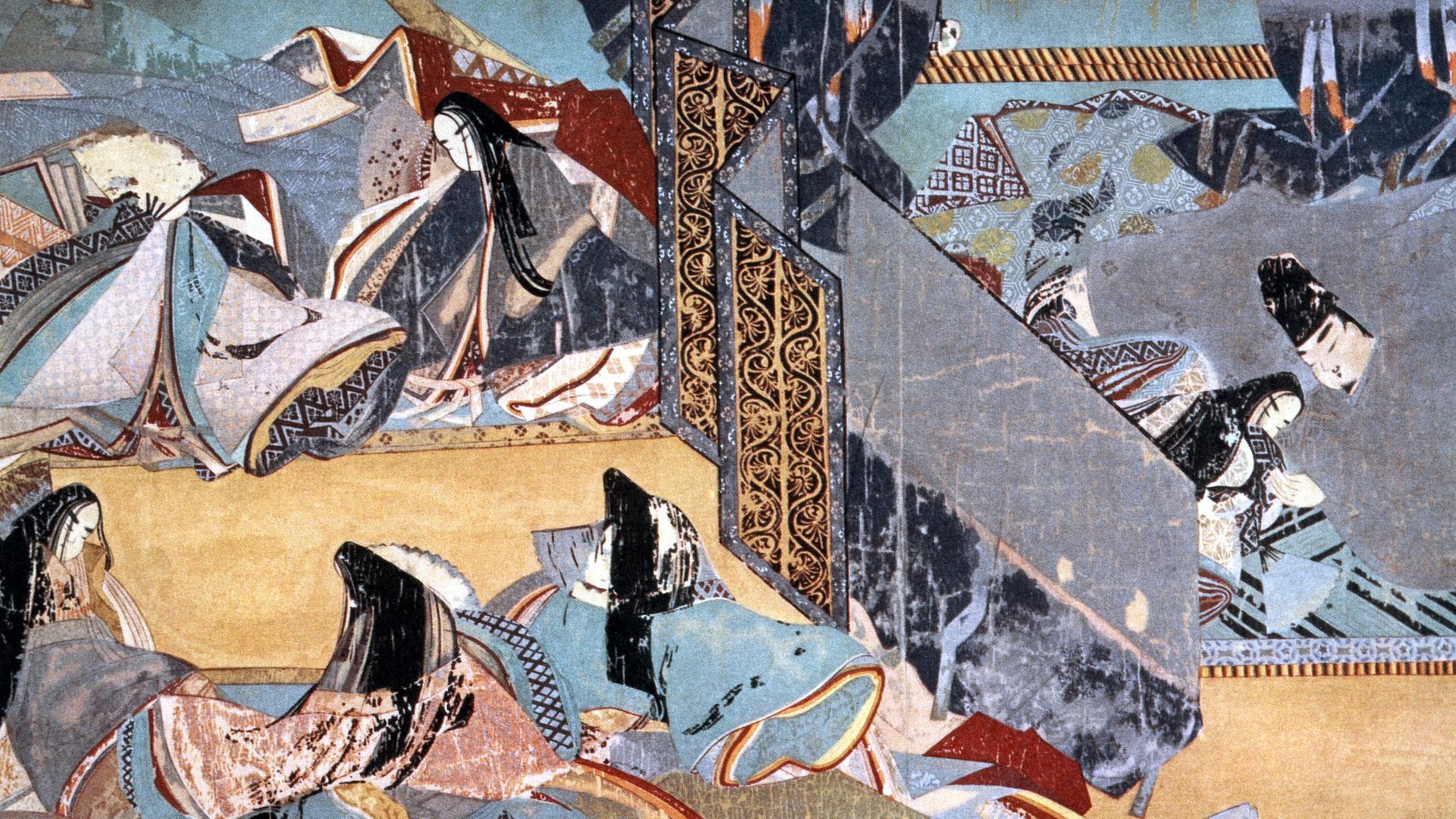 Eine Szene aus der Genji-Geschichte. | IMAGO/GRANGER Historical Picture