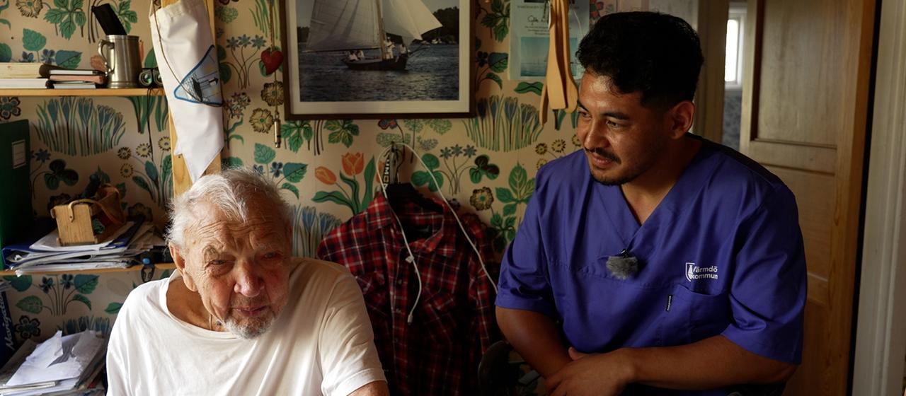 Göte Lindström und Hadi Hosseini