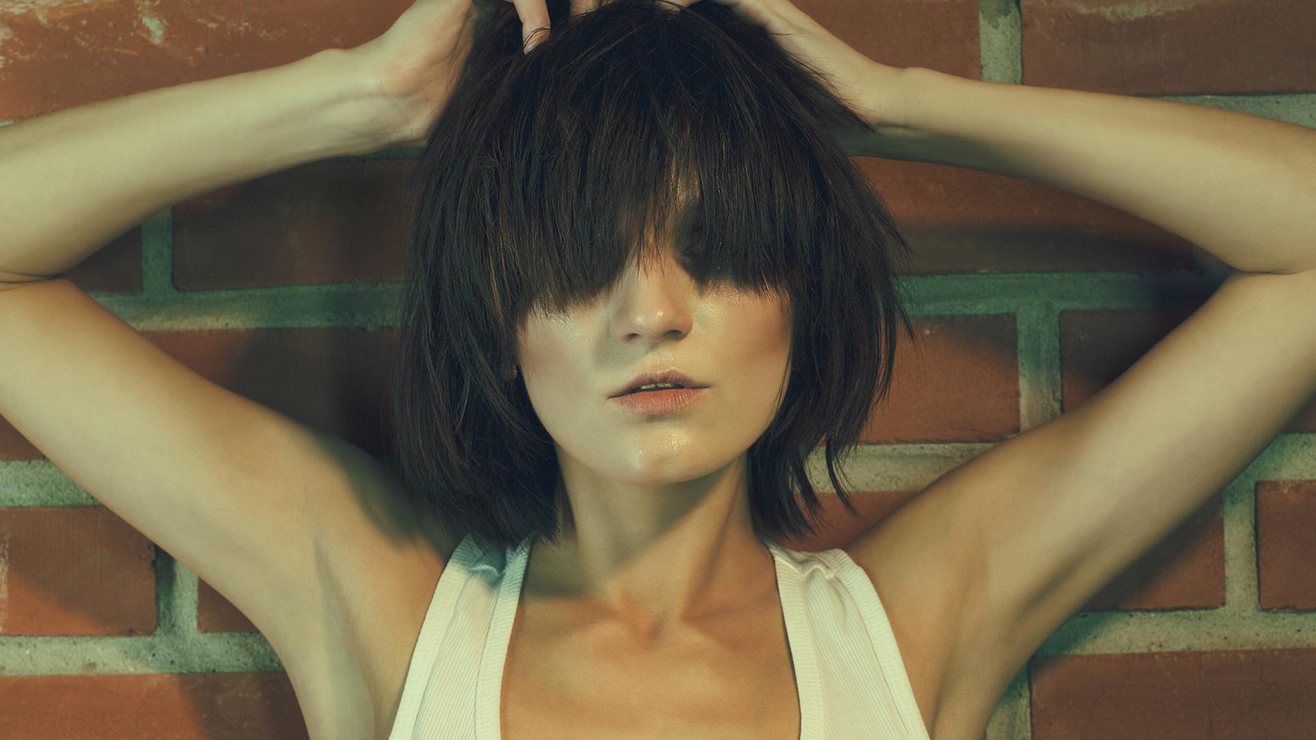 Ein weibliches Model im sogenannten 