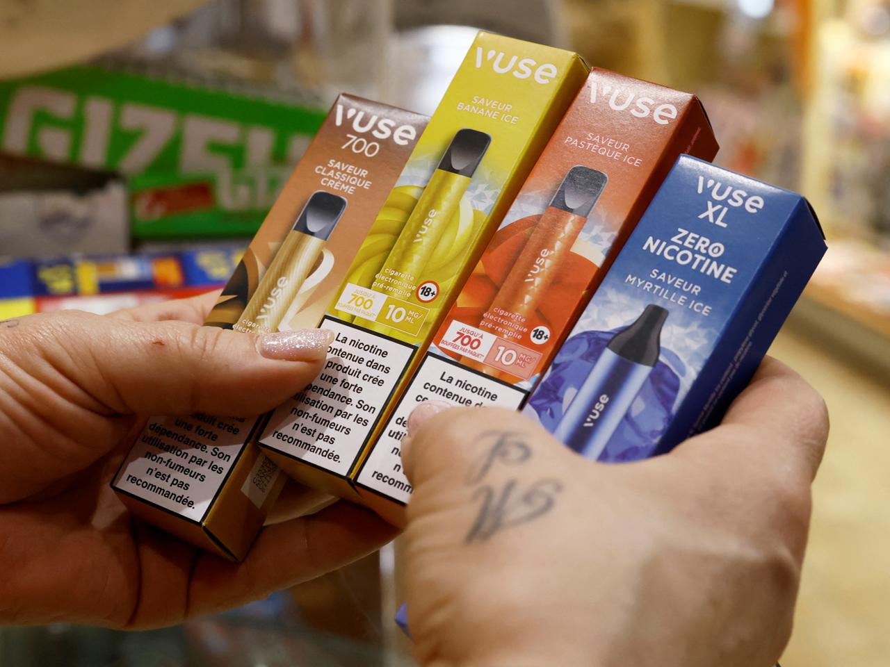 Frankreich macht Schluss mit Wegwerf-Vapes
